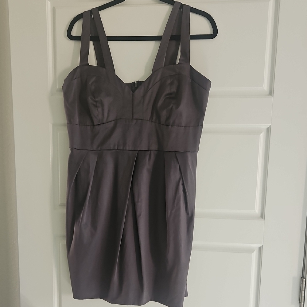 Sam & Max Chic Grey Mini Dress